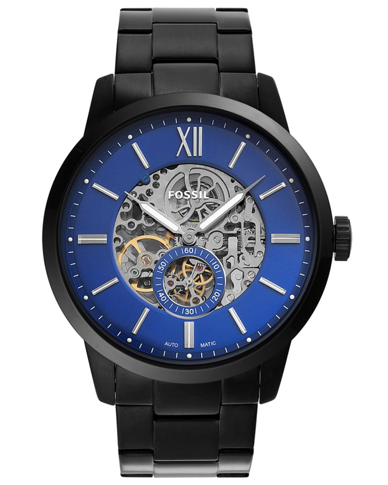 Fossil Men Townsman Round Blue Watch