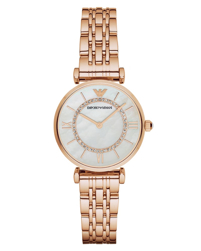 Emporio Armani T-Bar Round Grey Watches