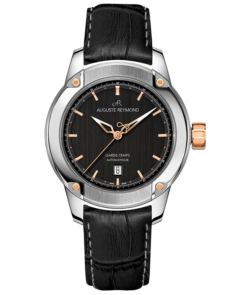 Auguste Reymond UNITY Round Black Men's Watch