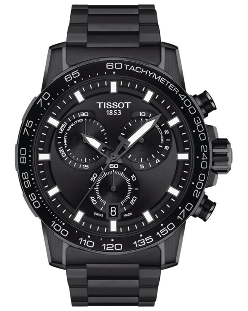Tissot Men T-Sport Round Black Watches