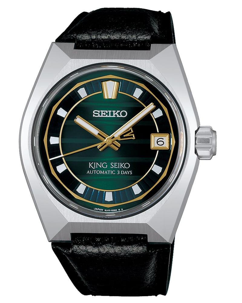 King Seiko Round Green Men's Watch