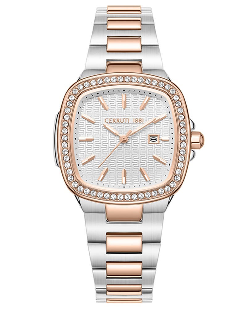 CERRUTI 1881 T-CLASSIC square white women's Watch