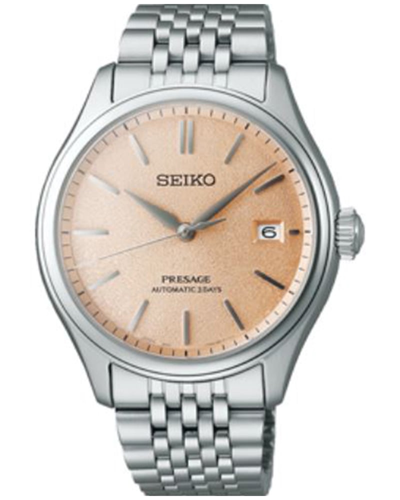 Seiko Presage Round Orange Men&rsquo;s Watch