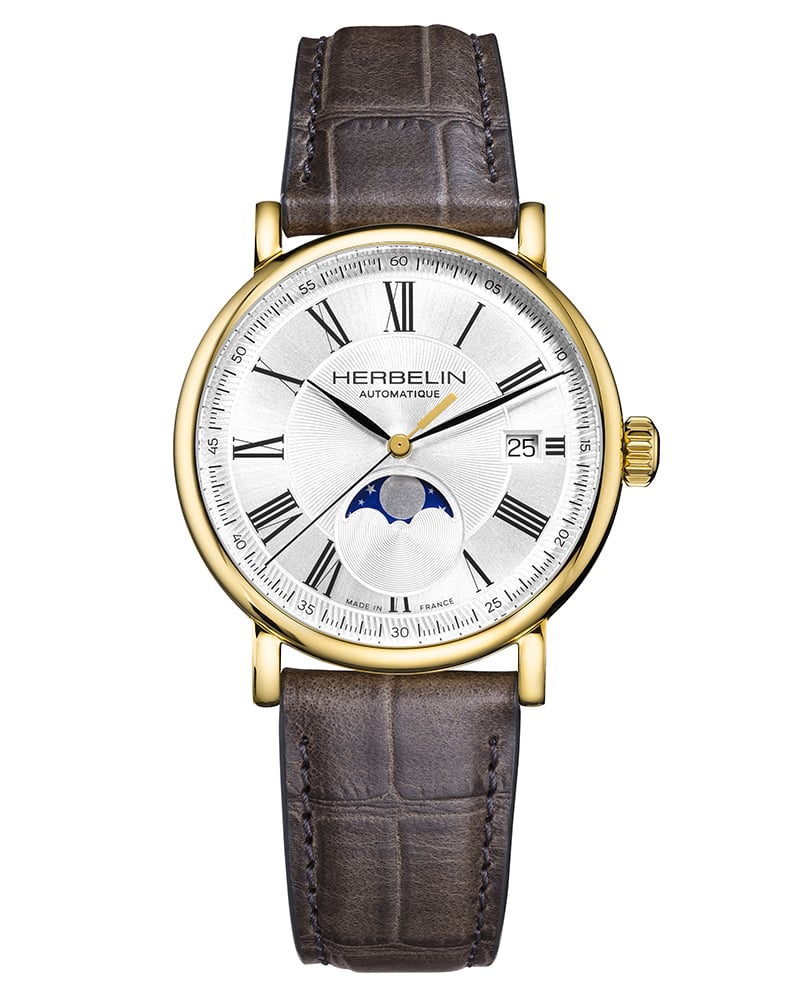 Herbelin Inspiration Round Silver Men's Watch