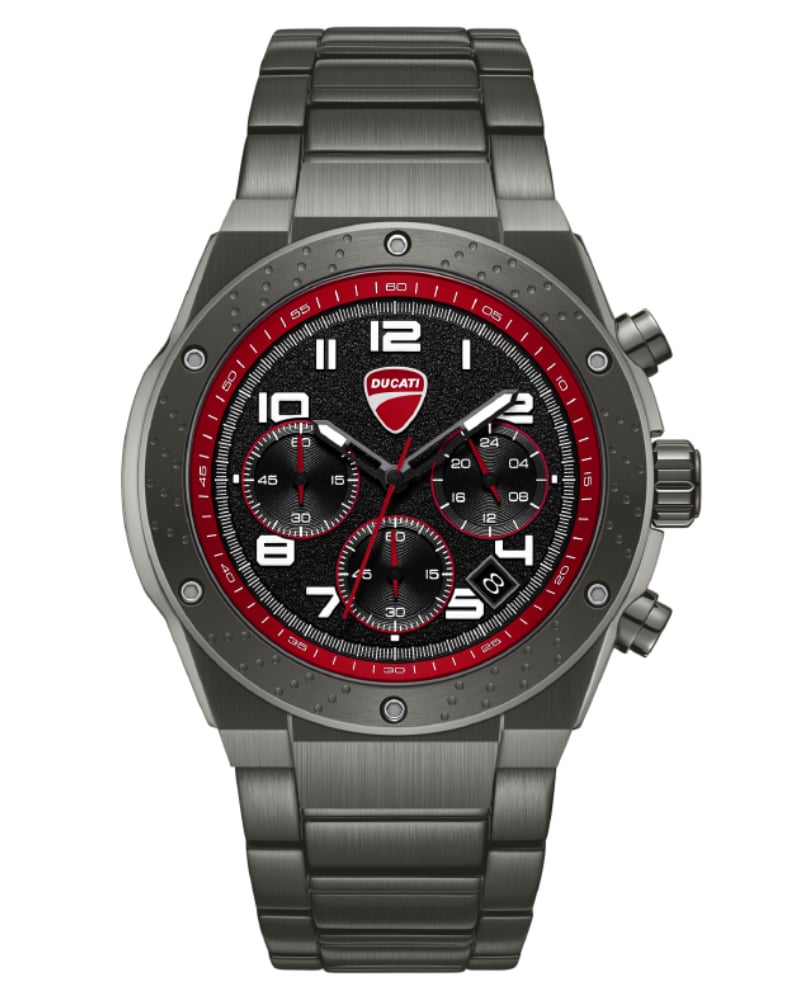Ducati SUPERMOTOS Round Black Men's Watch 