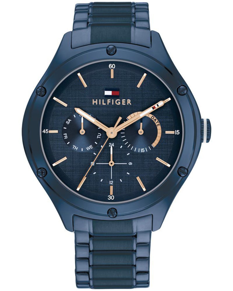 Tommy Hilfiger Women Lexi Round Blue Watch