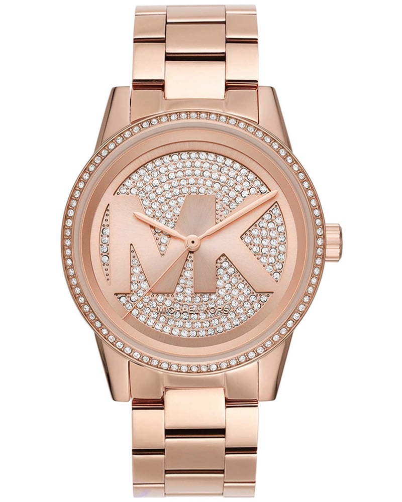 Michael Kors Women Layton Round Rose Gold Watches