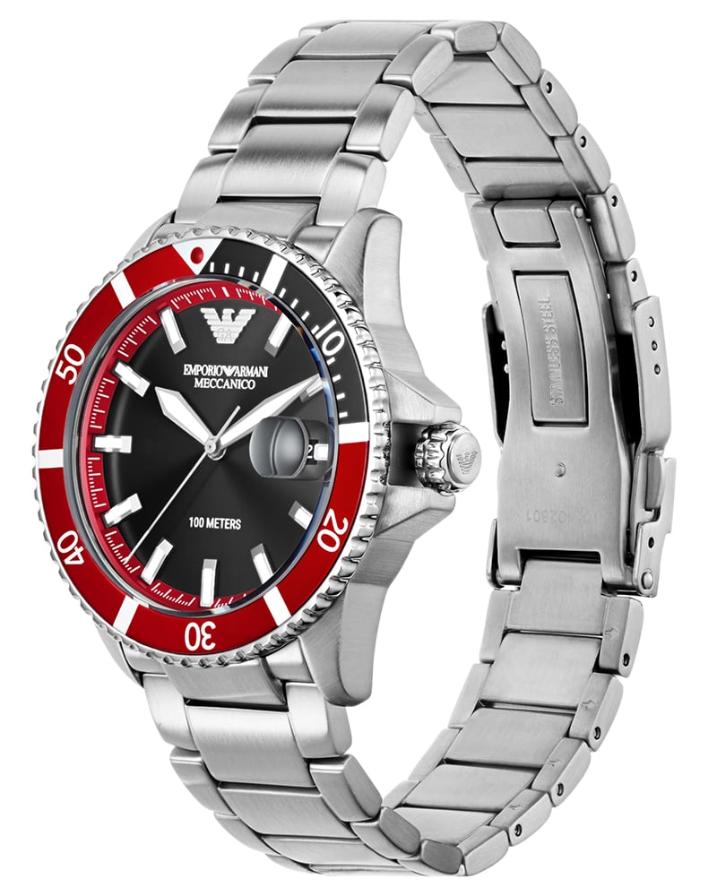 Emporio Armani Men Diver Round Black &ndash; AR60074