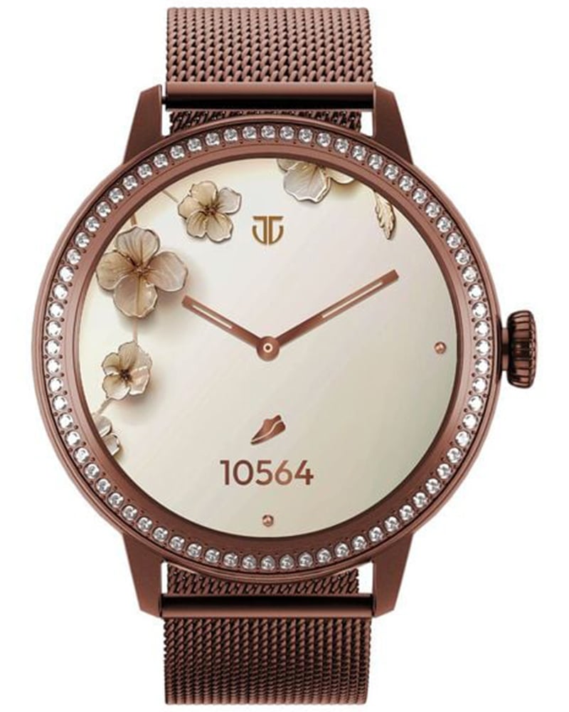 Titan Smart Valerie Round Brown Sleep Track Women's Watch