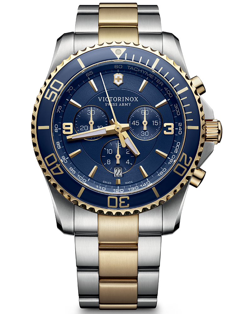 Victorinox Men Maverick Round Blue Watches