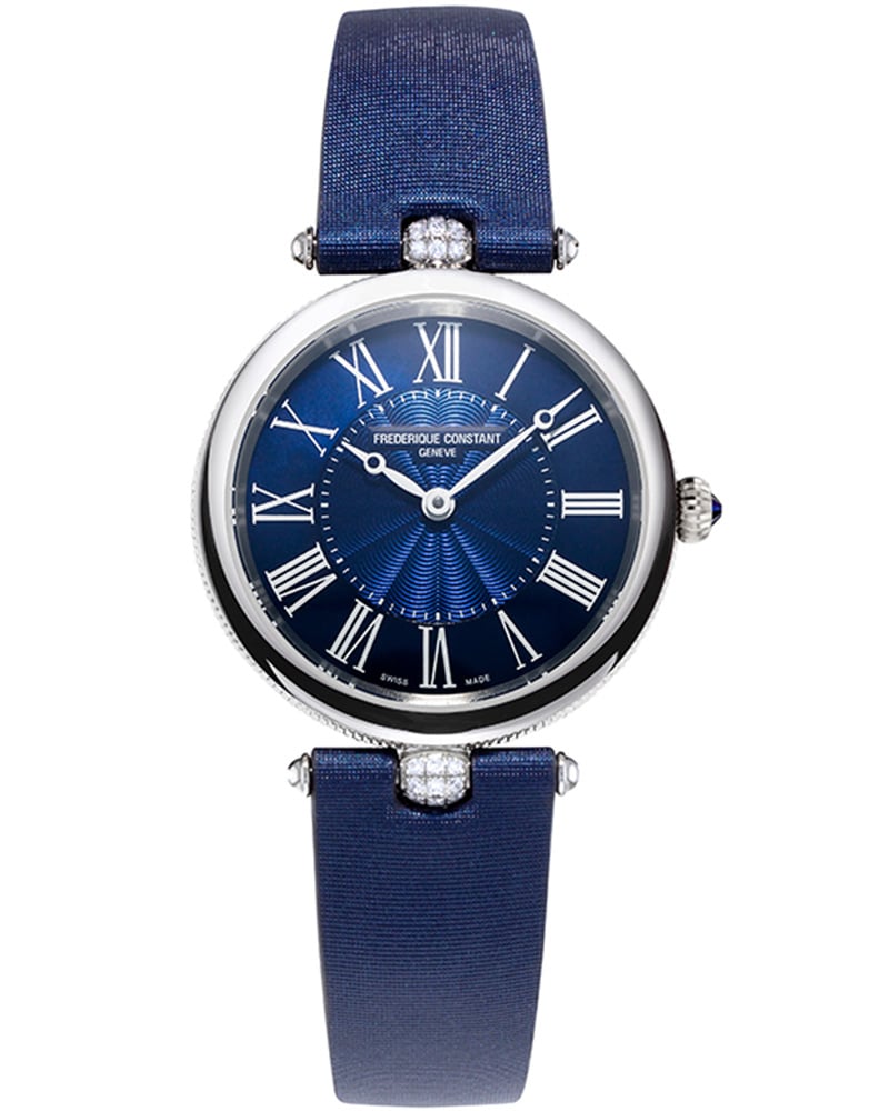 Frederique Constant Art Deco Round Blue Watch &ndash; Statement Luxury