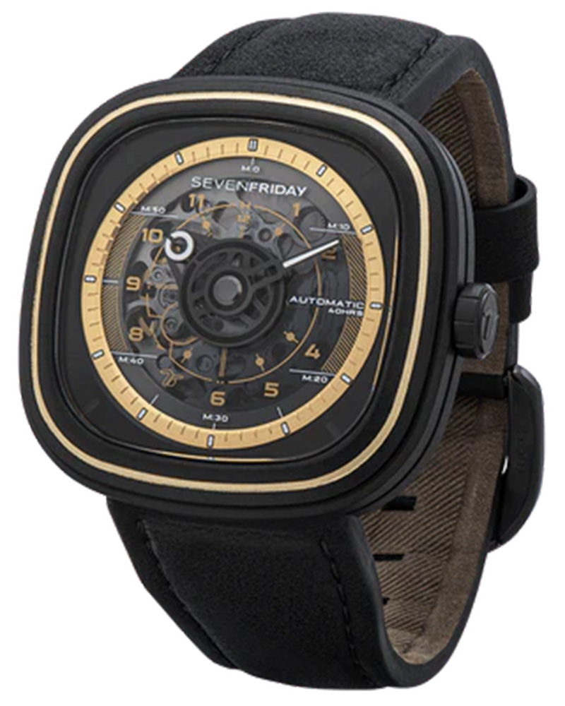 SEVENFRIDAY T-Series Square Black Watch 