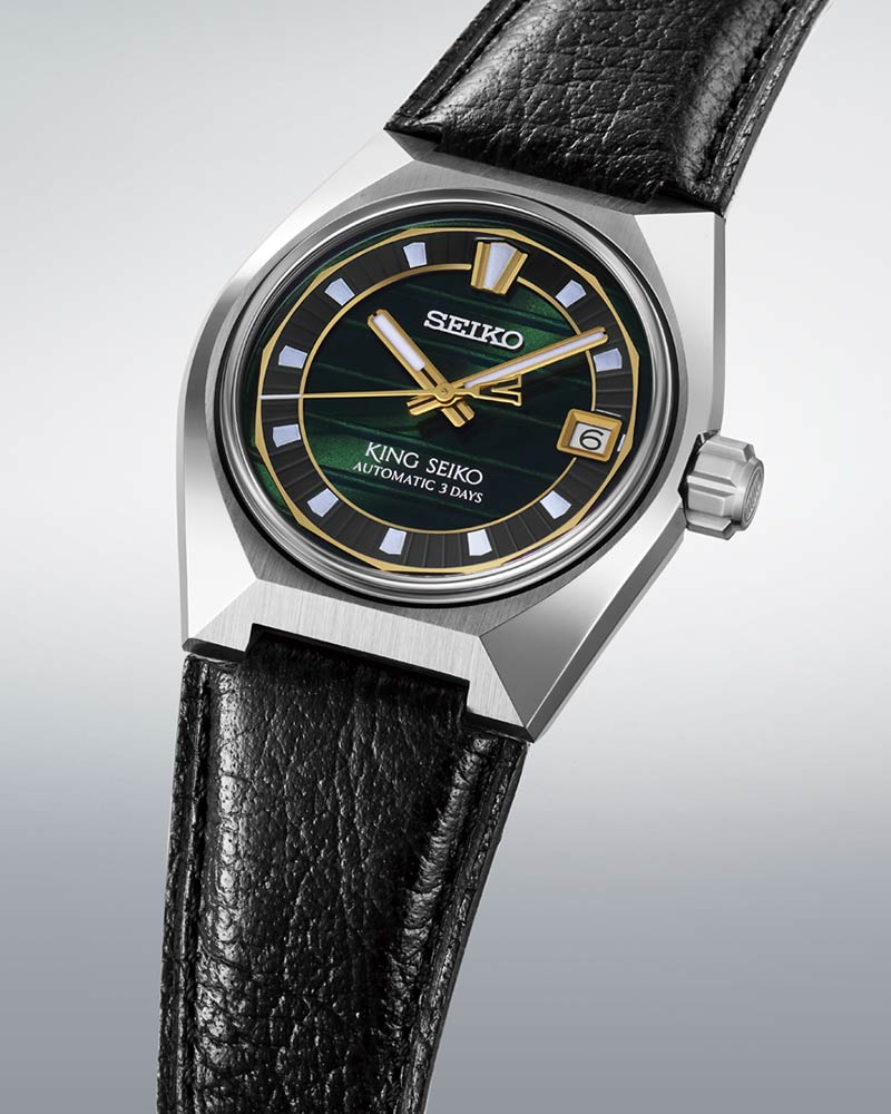 King Seiko Round Green Men's Watch