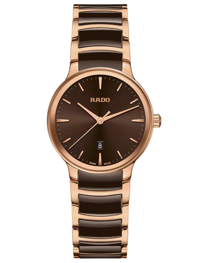 Rado Centrix Round Brown Women's Watch
