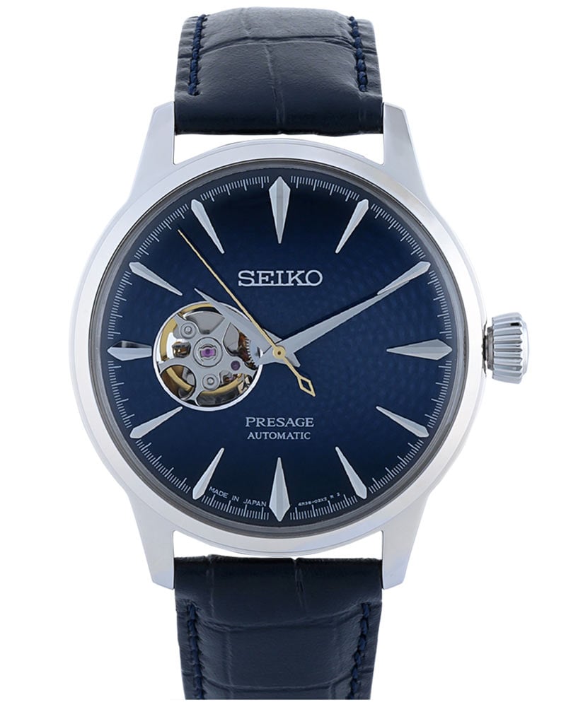 Seiko Men PRESAGE Blue Analogue Watch