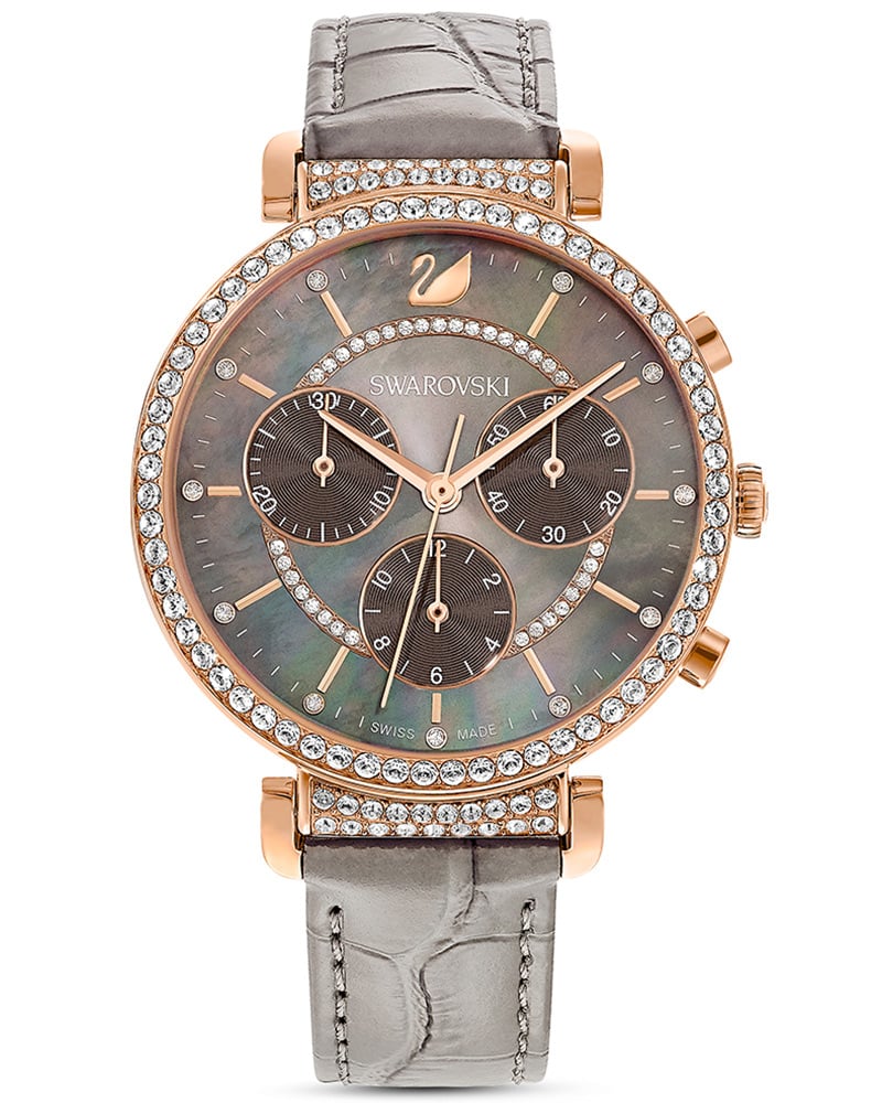 Swarovski Women round Grey Watches