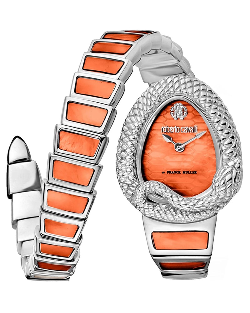 Roberto Cavalli RV1L141 Oval Orange Women's Watches
