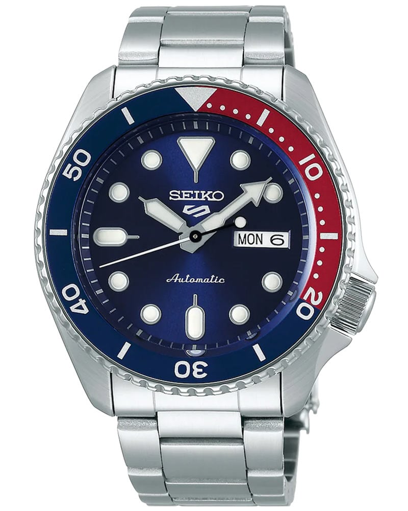 Seiko Men NEW 5 SPORTS Blue Analogue Watch