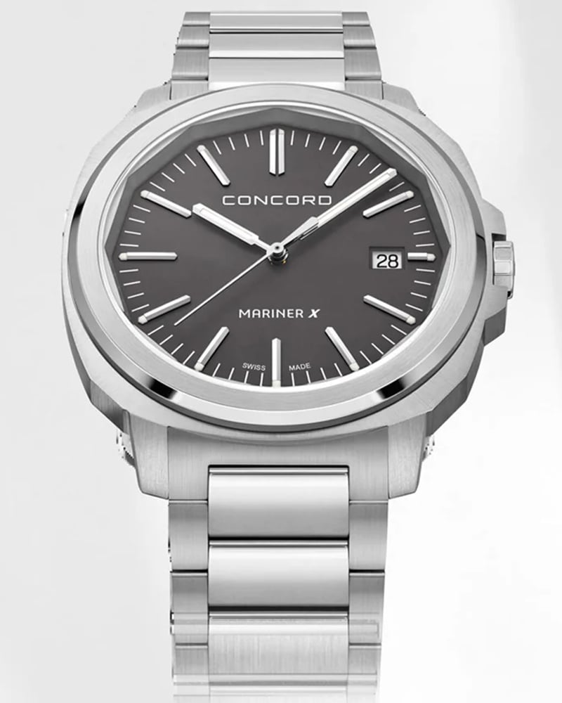 Concord X Round Charcoal Men's Watch 
