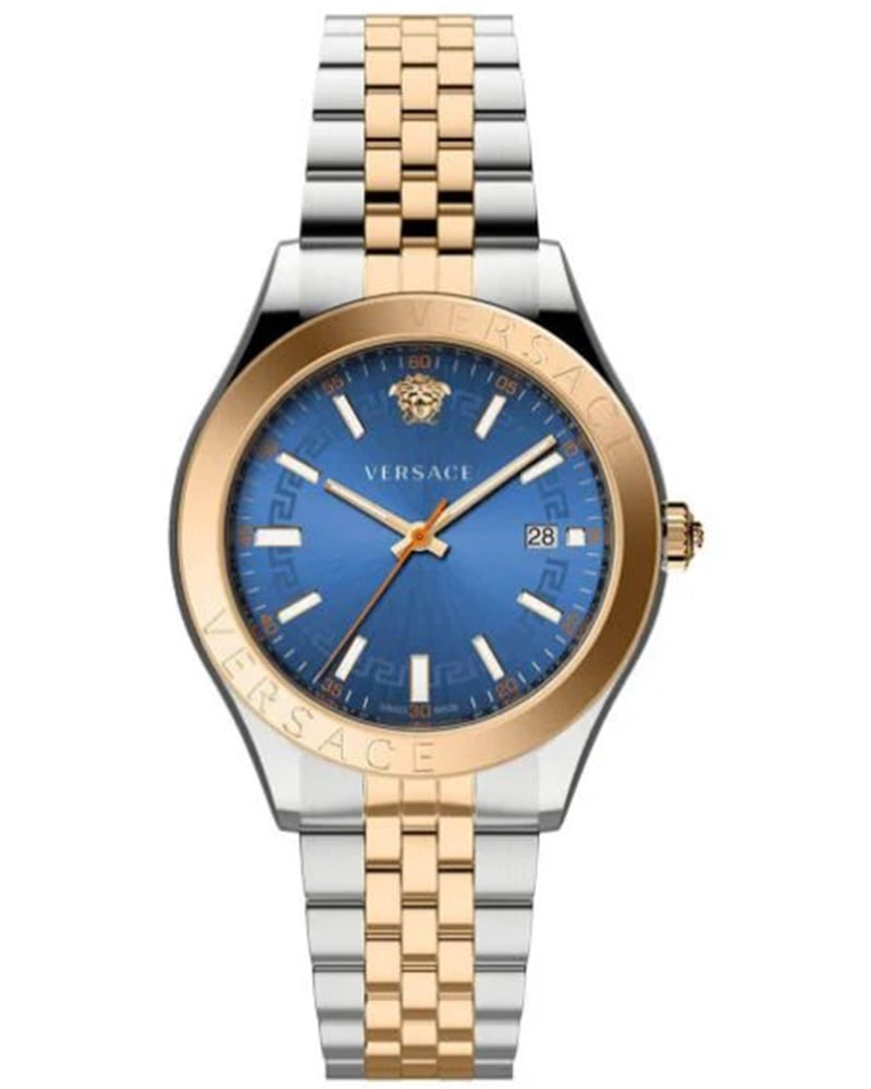 Versace Hellenyium Men Round Blue Watches