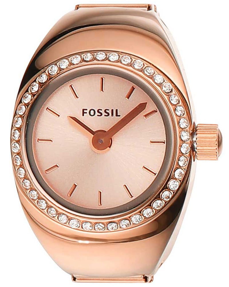 Fossil Women's RING WATCH Rose Gold Analogue Watch