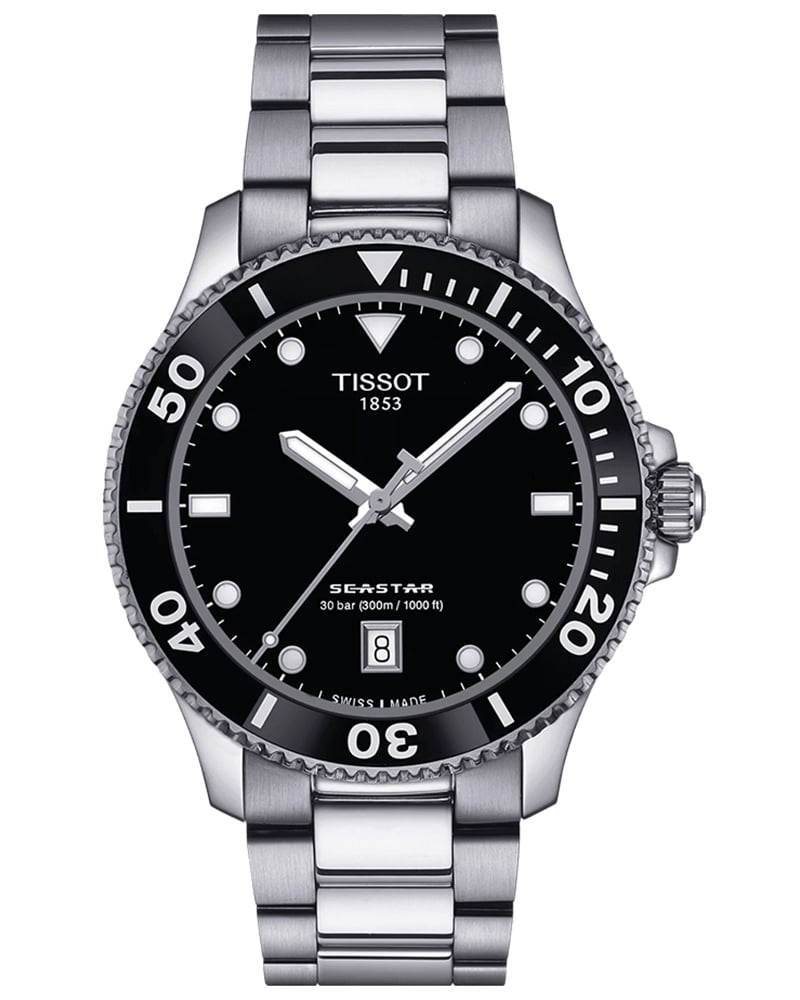 Tissot Men Seastar 1000 Round Black Watch