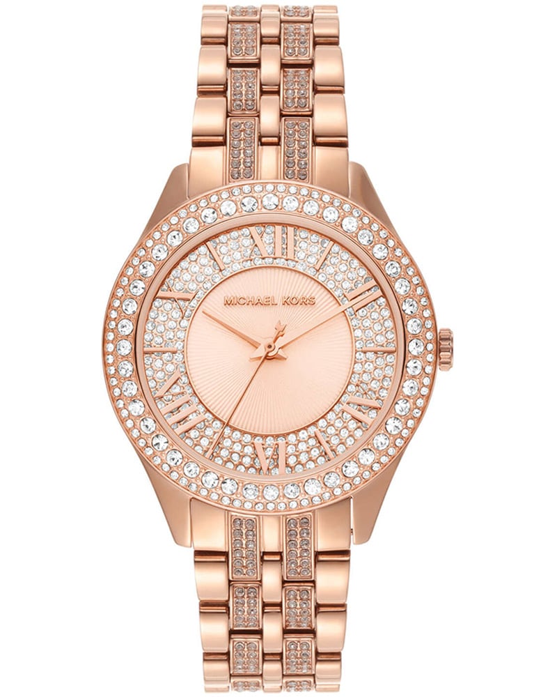Michael kors women harlowe round rose gold women&rsquo;s watch