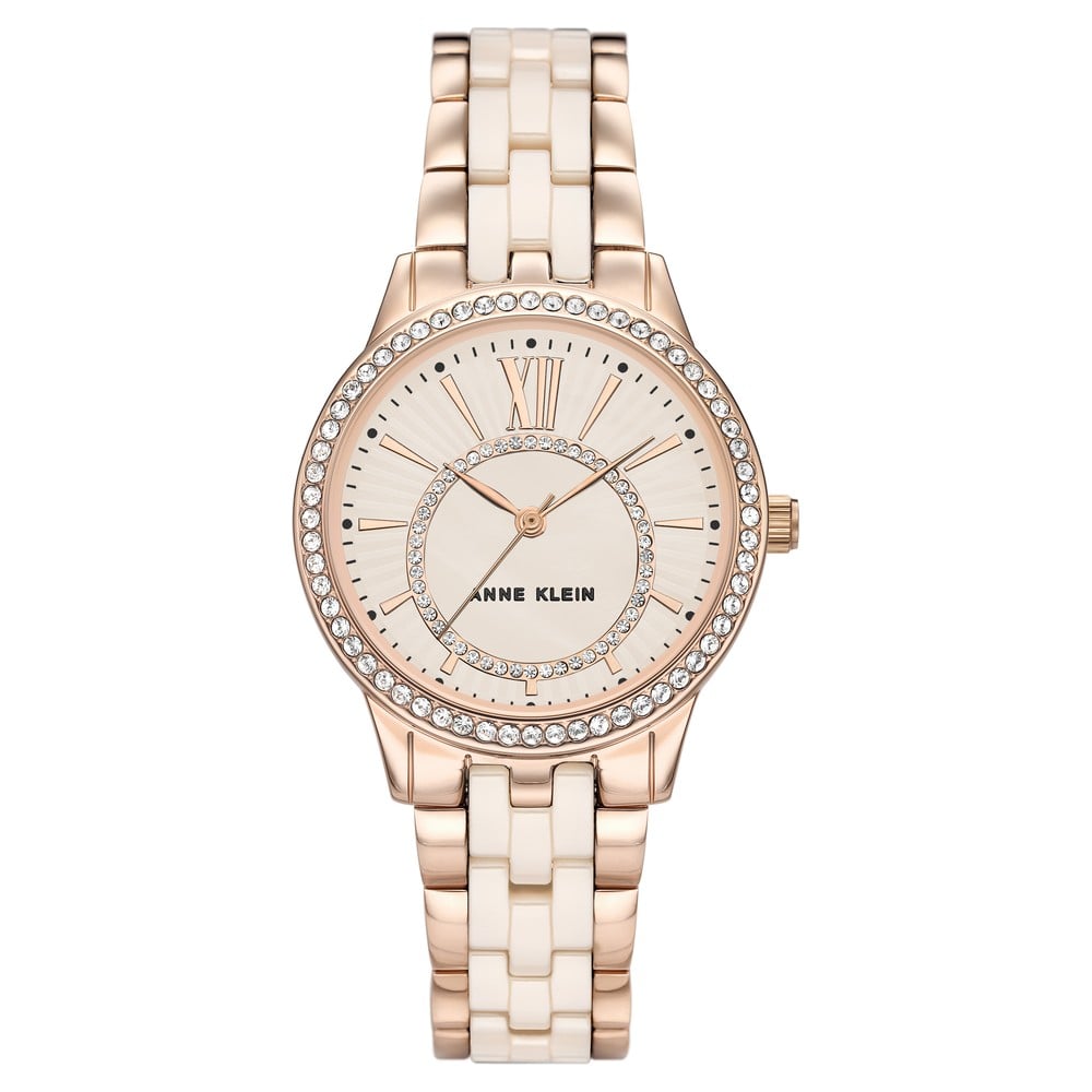 ANNE KLEIN CERAMIC ROSE GOLD WOMEN&rsquo;s watch