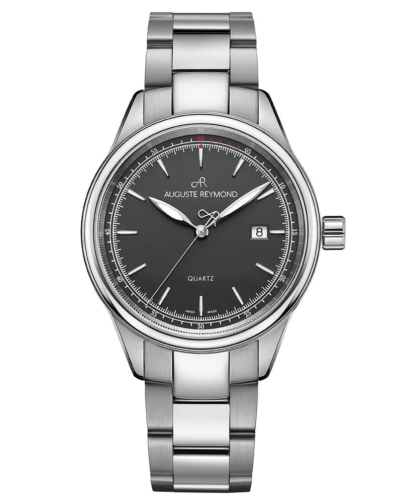 Auguste Reymond Heritage 1898-Q Round Black Men's Watch 
