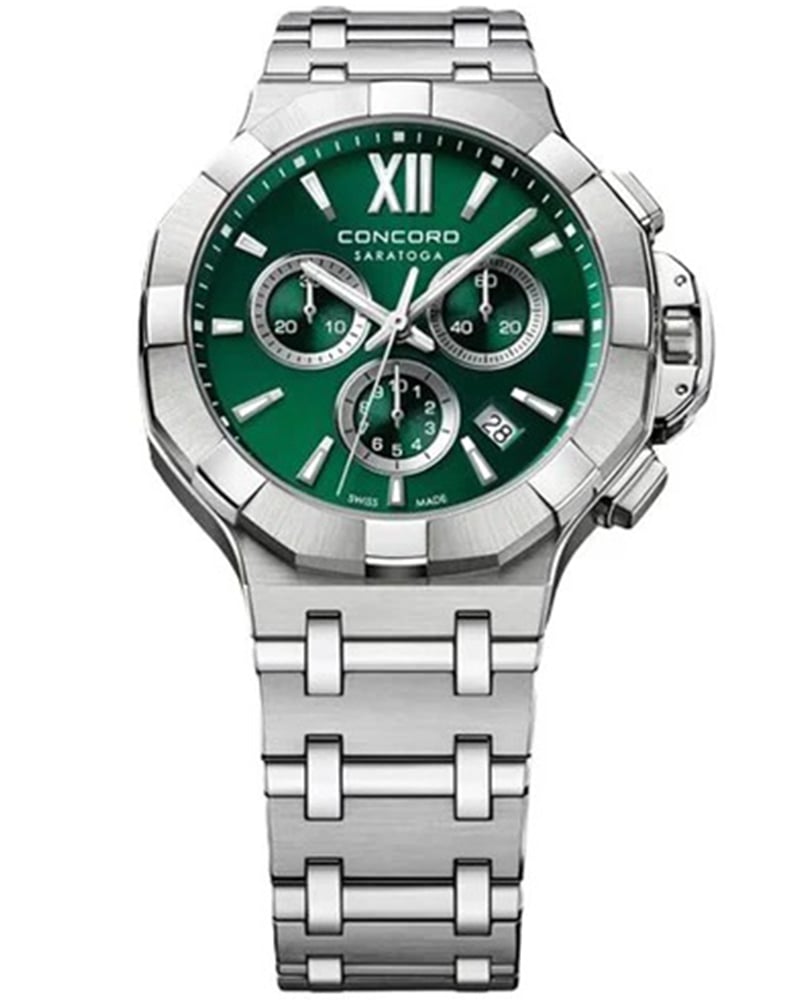 Concord SARATOGA Round Green Men's Watch