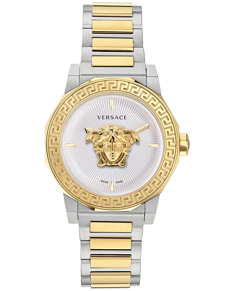 Versace MEDUSA DECO Round White Women&rsquo;s Watch 