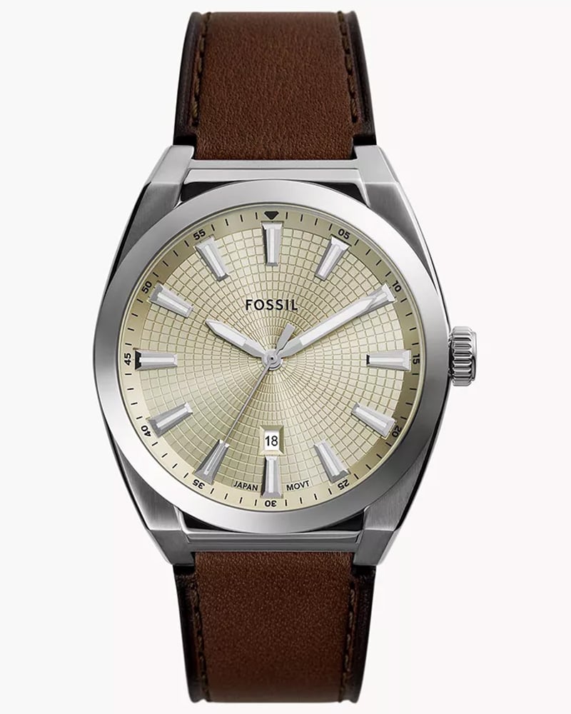 Fossil Everett Round Cream Men&rsquo;s Watch