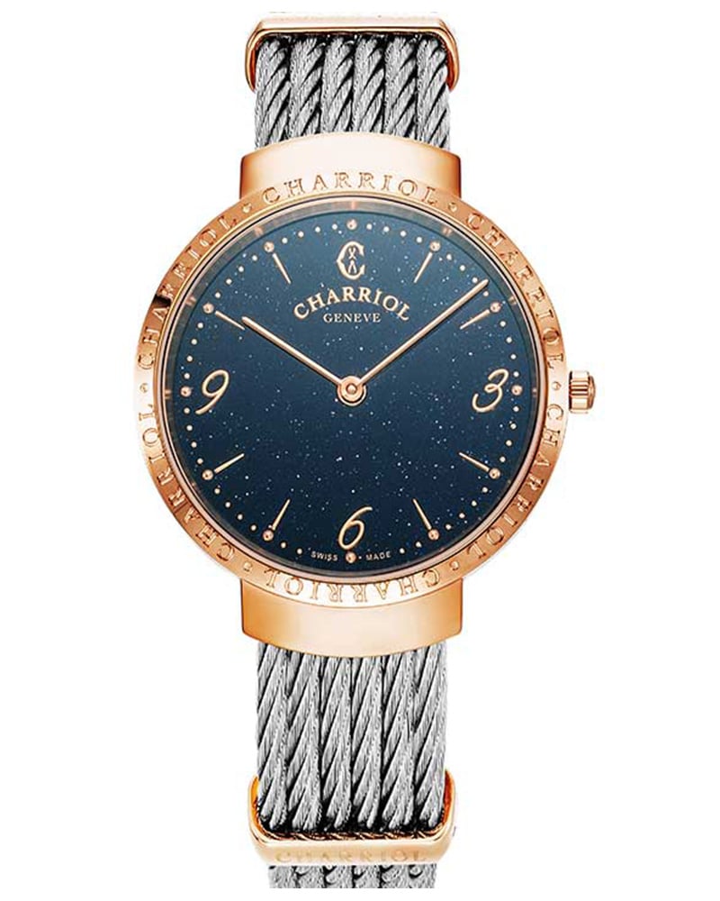 CHARRIOL ST TROPEZ round SILVER WOMEN&rsquo;s watch