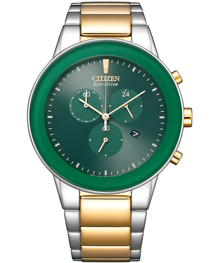 Citizen Axiom Round Green Men's Watch 