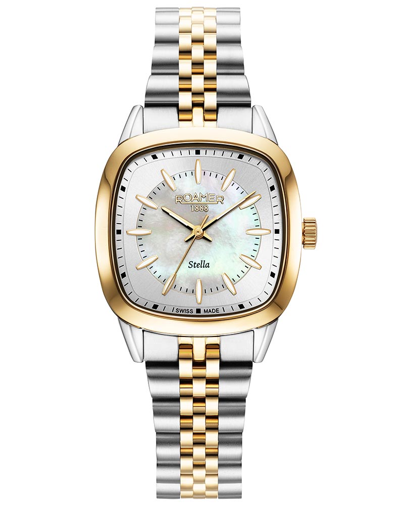 Roamer Stella Shaped White Mother-of-Pearl Women's Watch
