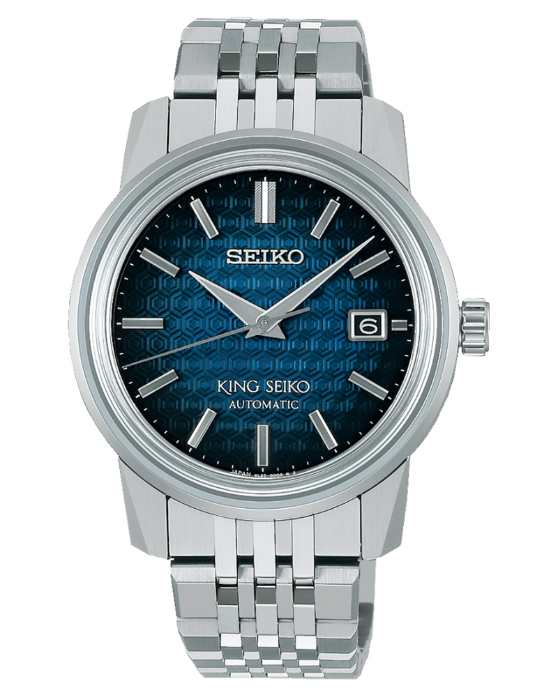 KING Seiko Round Blue Men's Watch 