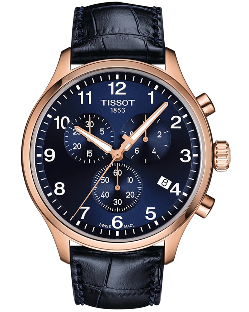 Tissot Men T Sport Round Blue Watch