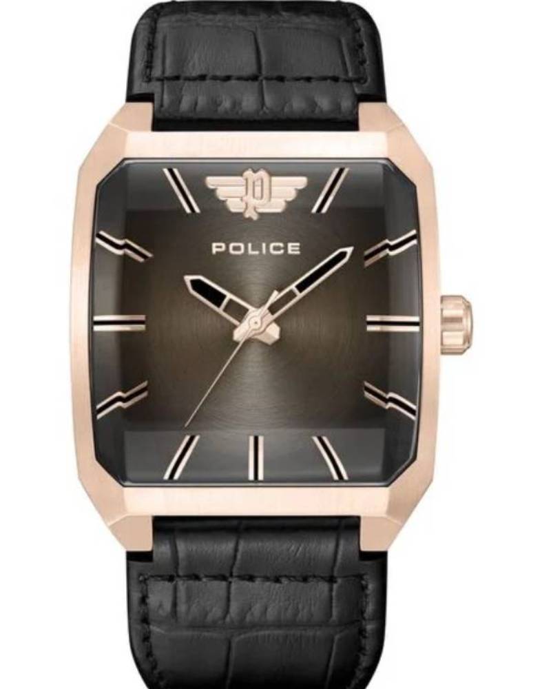 POLICE OMIAO SQUARE BLACK MEN&rsquo;s watch