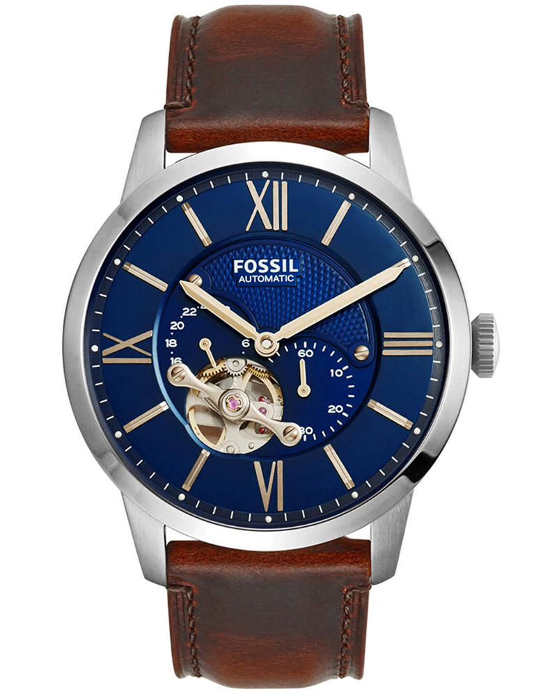 Fossil Townsman Round Blue Men's Watch