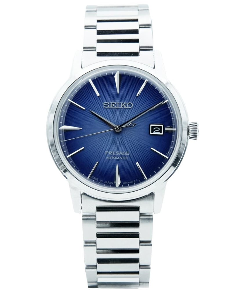 Seiko Presage Round Blue Men&rsquo;s Watch