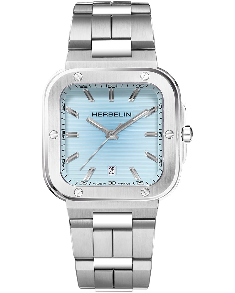 Herbelin Men CAP CAMARAT Turquoise Analogue Watch