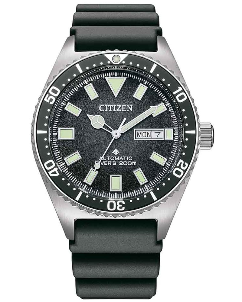 Citizen Promaster Marine Automatic Round Black Men&rsquo;s Watch