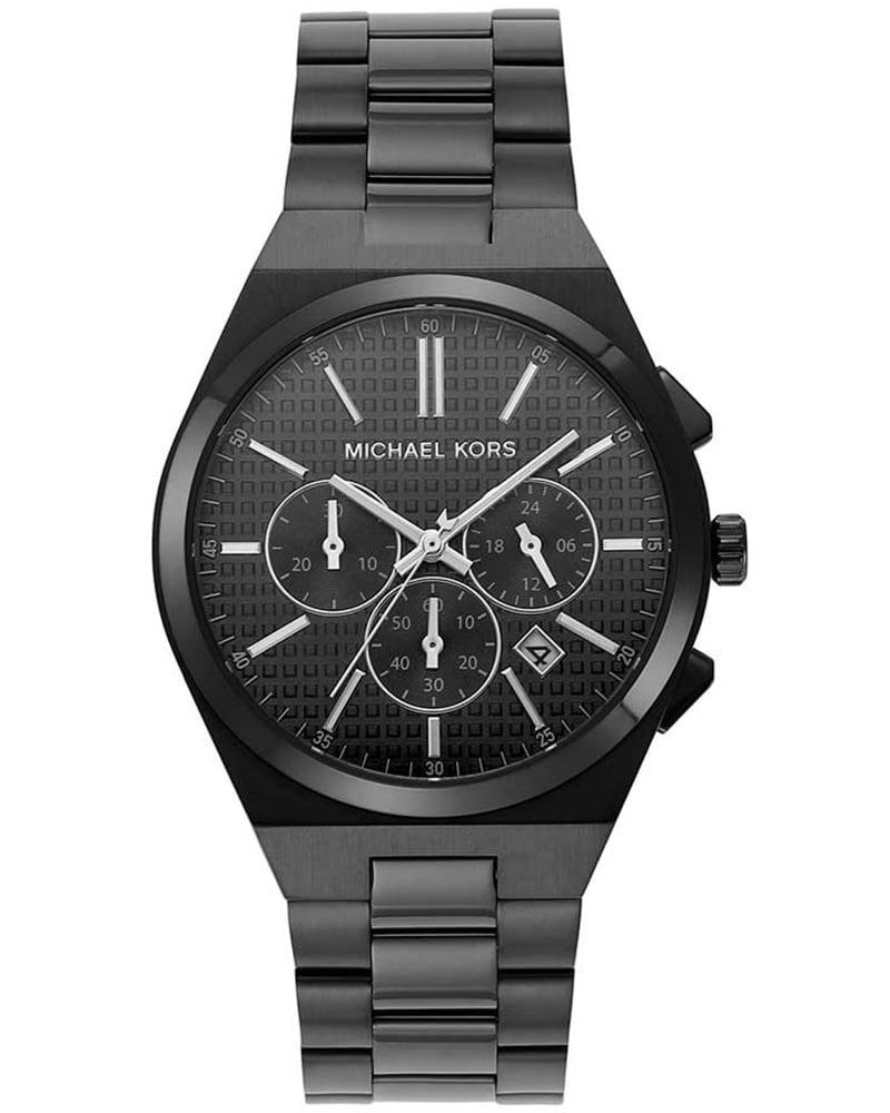 Michael Kors Men Lennox Round Black Watch