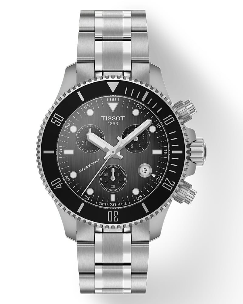 Tissot Seastar 1000 Round Black Unisex Watch