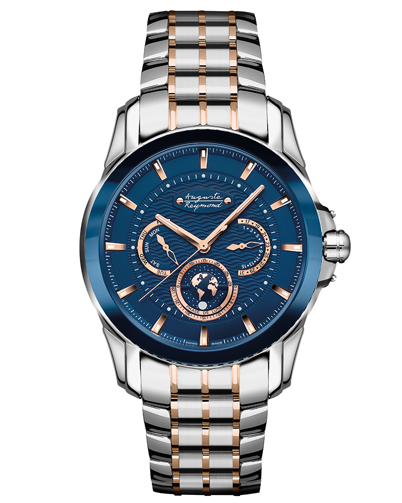 Auguste Reymond MAGELLAN Orbital Moon Round Blue Men's Watch